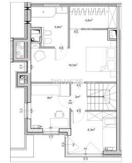 Dwupoziomowy apartament z tarasem Poligonowa