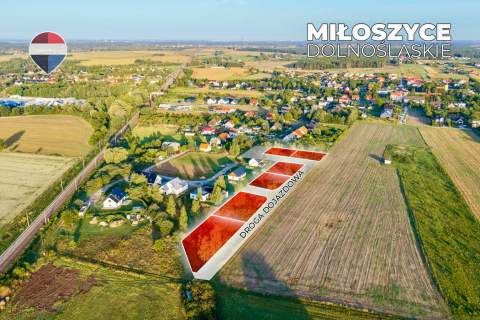 Na sprzedaż działki budowlane z MPZP, 13 km od Wrocławia