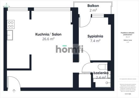 Przytulne 2 -pokojowe mieszkanie z kliamtyzacją
