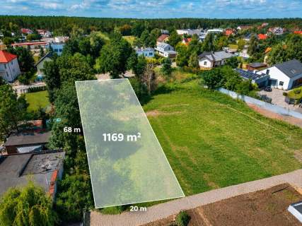 Działka Wrzosy ulica Warzywna 1169 m2