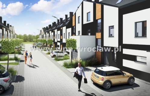 Nowy szereg 127m, garaż, ogród, pd Wrocławia