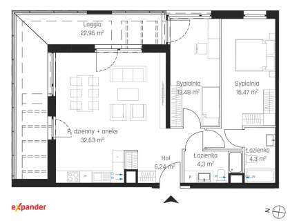 Nowoczesny apartament 3-pokojowy w prestiżowej lokalizacji nad...