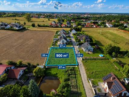 Działka 900 m z WZ i mediami, Kajkowo