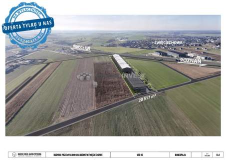 Grunt inwestycyjny 2,05 ha przy S5   Święciechowa