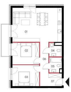 RABAT Dla Rodziny 3 Pokoje Balkon Winogrady
