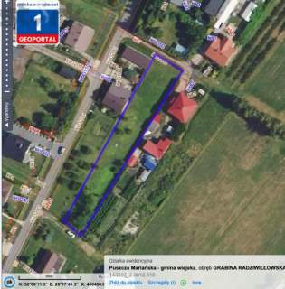 Działka budowlana 1309m-Media-MPZP29MN-Grabina Radziwiłłowska