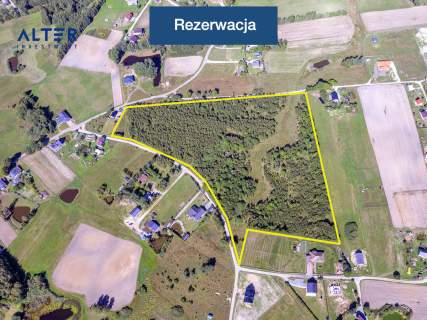 Działka pod budowę domu k. Kolbud