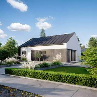 Nowy dom SSO 102,6 m w Strzebiniu  Projekt Z381L