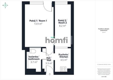 2 pok. do remontu, 34m2 Siemianowice Śl. Centrum