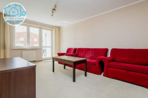 3 pokoje - duży balkon z widokiem na las