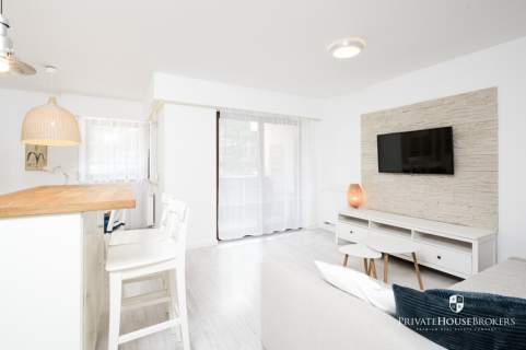 35 metrowe, komfortowe studio w Fabryce Czekolady