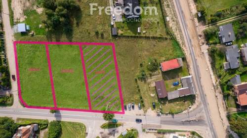Działka budowlana z MPZP pod dwulokalowca