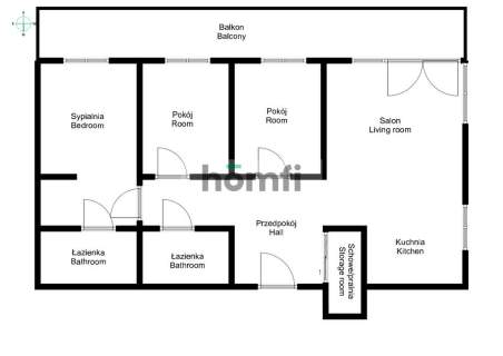 4 pok mieszkanie z tarasem parking - 71m2, Nyska