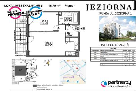 Mieszkanie 2 pokojowe z balkonem