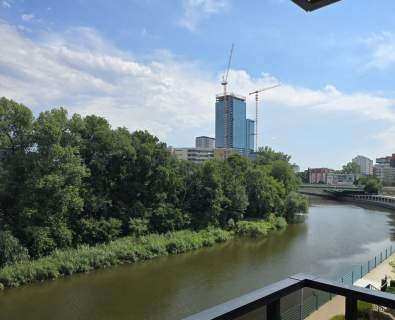 Penthouse nad Odrą do wykończenia. 3 lub 4 pokoje