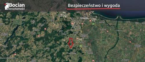 Duża działka z możliwością podziału- Trąbki Małe