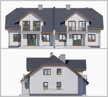 Projekt deweloperski w Konopnicy Bliźniak 240m2 z potencjałem...