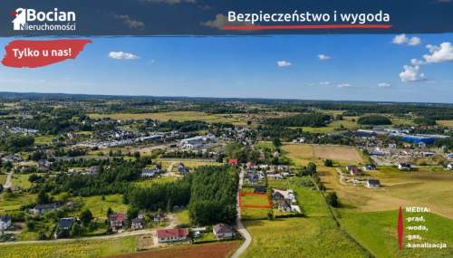 W pełni uzbrojona, ogrodzona działka pod lasem