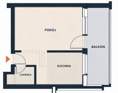 Blisko morza i parku Duży balkon