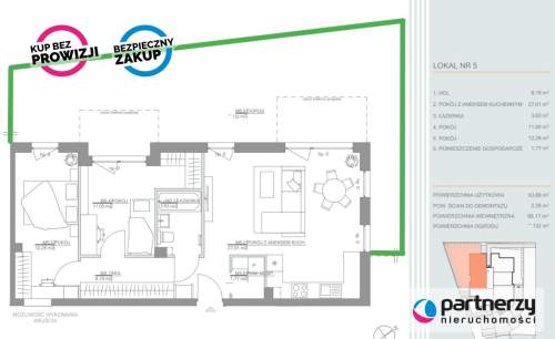 Mieszkanie 3 pokojowe z ogródkiem 132m2