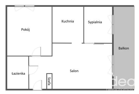 Gumieńce, 3 pokoje 48,23m2, balkon, winda, komórka