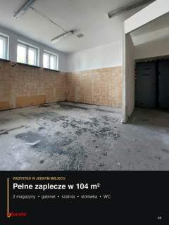 Funkcjonalny budynek usługowo-produkcyjny 104 m .