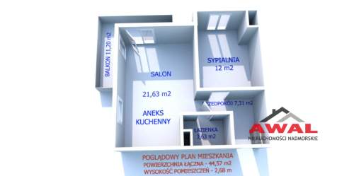 Apartament w Jastrzębiej Górze 300 m od plaży