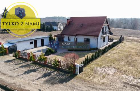 Dom z dużą działką blisko Lipna