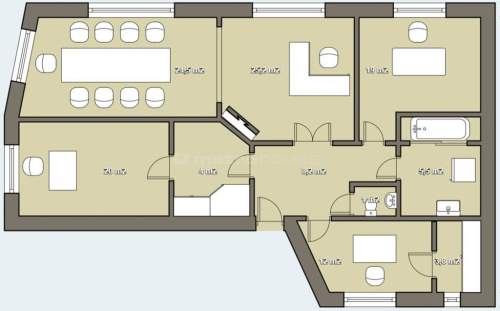 Mieszkanie do wynajęcia, 120 m2, Warszawa