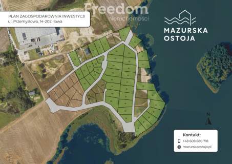 Działki budowlane nad jeziorem Iławskim