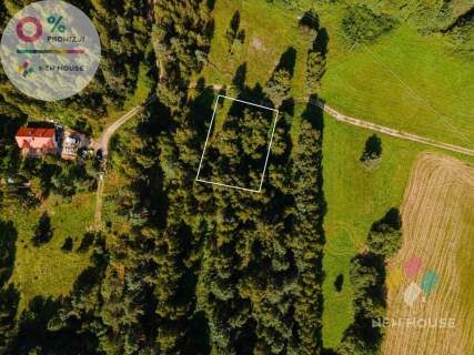 Woryty, budowała działka 1085 m2, Jezioro, las