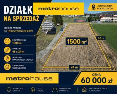 Działka z warunkami zabudowy w Nienaszowie.