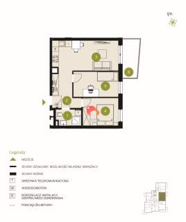 DEWELOPERSKIE 3 POKOJE -47,3M2 APARTAMENT FLISY