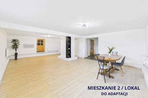 Mszana Dolna - dom z 2 mieszkaniami usługi