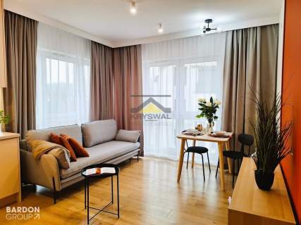 Apartament w centrum miasta z dużym tarasem 