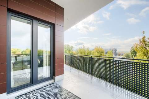 Przestronne studio 35,5 m z tarasem Służewiec, Warszawa