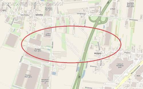 Sokołów, Michałowice, 4,14 ha, usługi MPZP