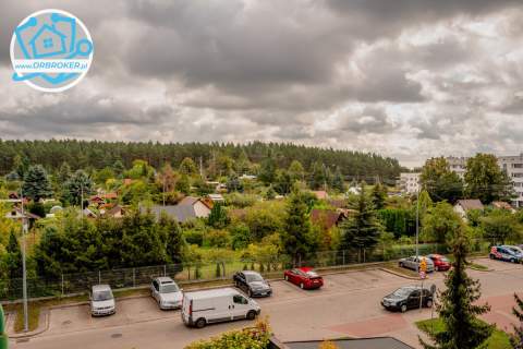 3 pokoje - duży balkon z widokiem na las