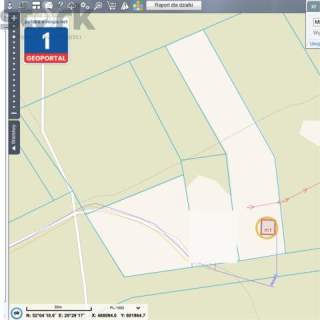 Leśna działka na Wydmach Międzyborowskich 2221 m2 - bez prowizji