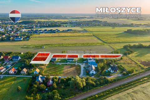 Na sprzedaż działki budowlane z MPZP, 13 km od Wrocławia