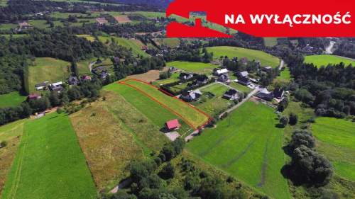 Działka z WZ 5291 m2 widok na Pieniny