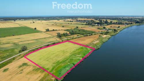 Grunt z ok. 160m własnej linii brzegowej Wisły