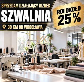 Sprzedam działający biznes - szwalnia budynek