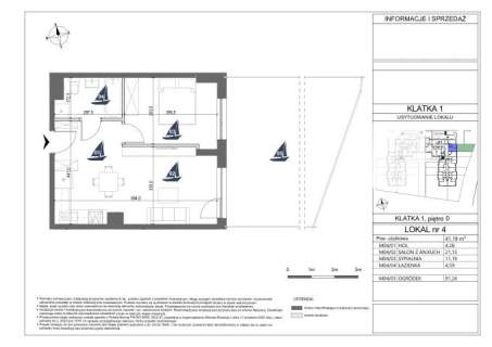NOWE MIESZKANIA W MARKACH 41 m2, 2 pok. parter z 90 m2 ogródkiem