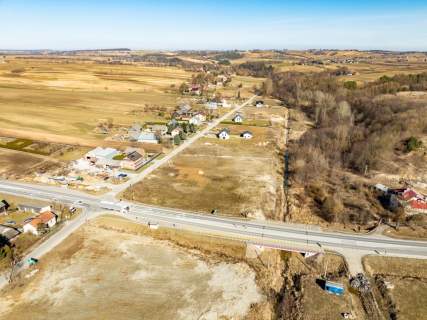 Działka usługowa z WZ przy DK 87 2 km od S7