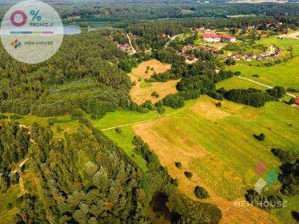 Woryty, budowała działka 1085 m2, Jezioro, las