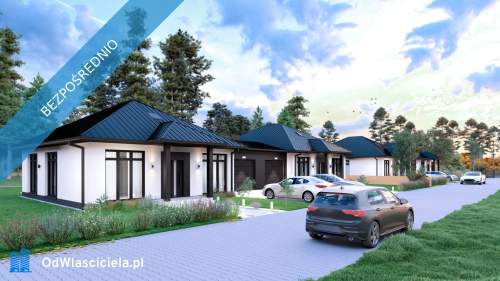 Bliźniak 100 m2 z ogródkiem 600 m2 poddasze 40 m2