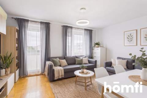 Komfortowe, 2-pokojowe mieszkanie 54 m Balkon