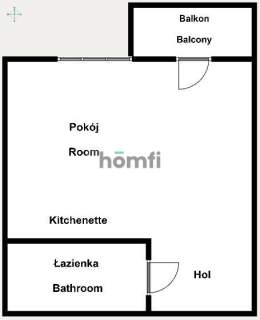 Kawalerka na ul. Juliusza Lea 210B