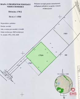 Działka 0,35 ha w Bród Mały idealna pod budowewe